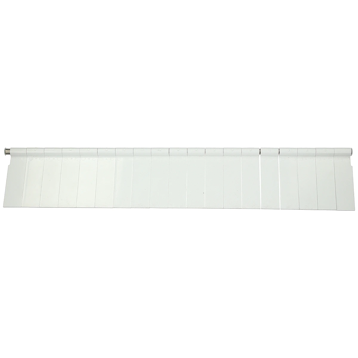 Gardin til isterningmaskine i hvid plast 440 x 80 mm