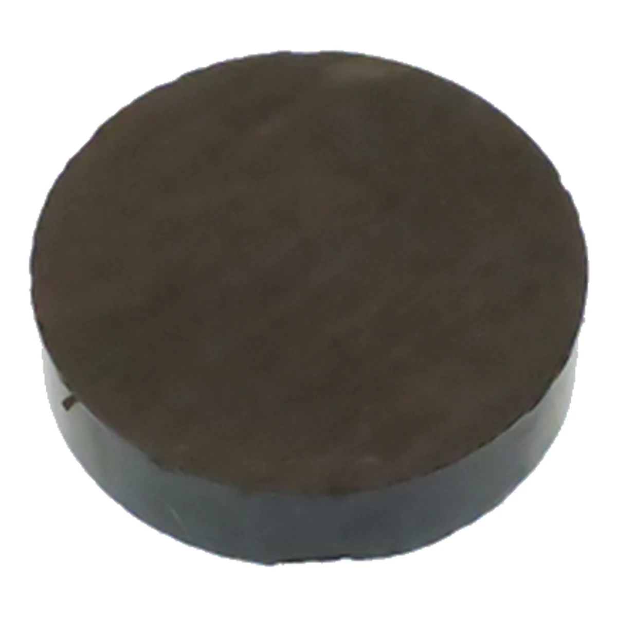 Rund ferritmagnet ø 29 x 7 mm i mørkebrun/sort