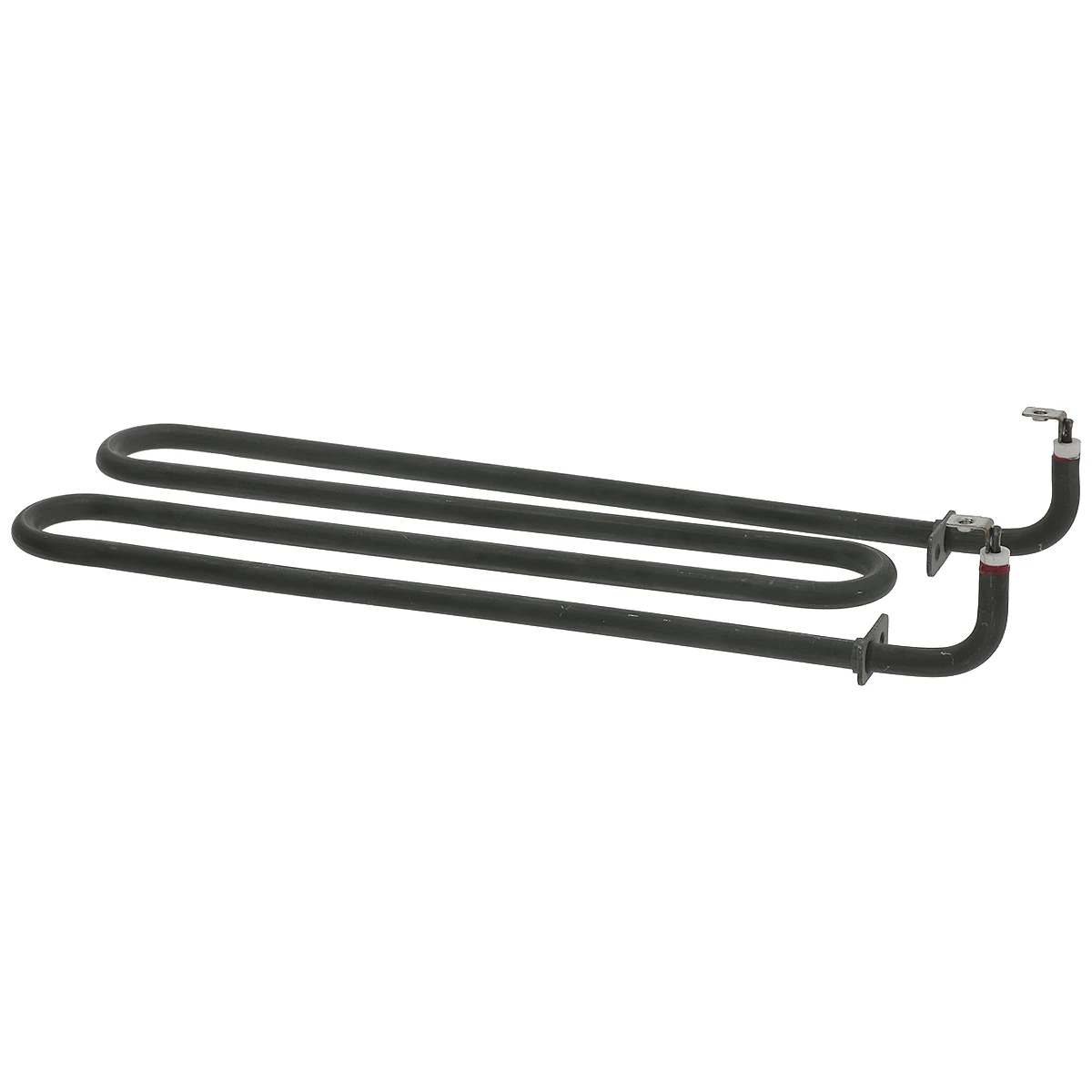 Sort rørvarmelegeme 1300 W 230 V med to flanger