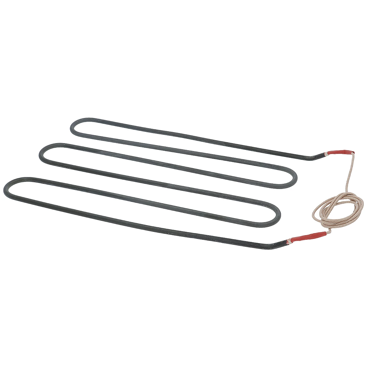 Fladt varmelegeme 1000W 230V i slyngeform set ovenfra
