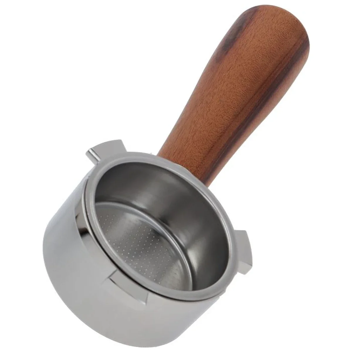 DeLonghi bundløs portafilter DLSC085 set skråt bagfra