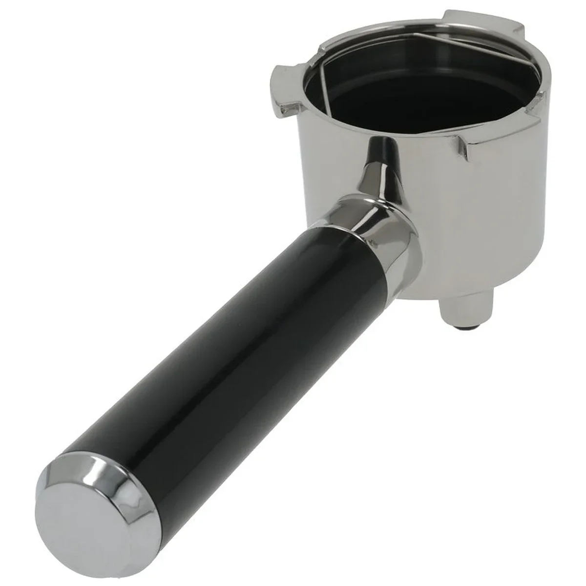 DeLonghi filterholder 2 kopper set fra modsatte side