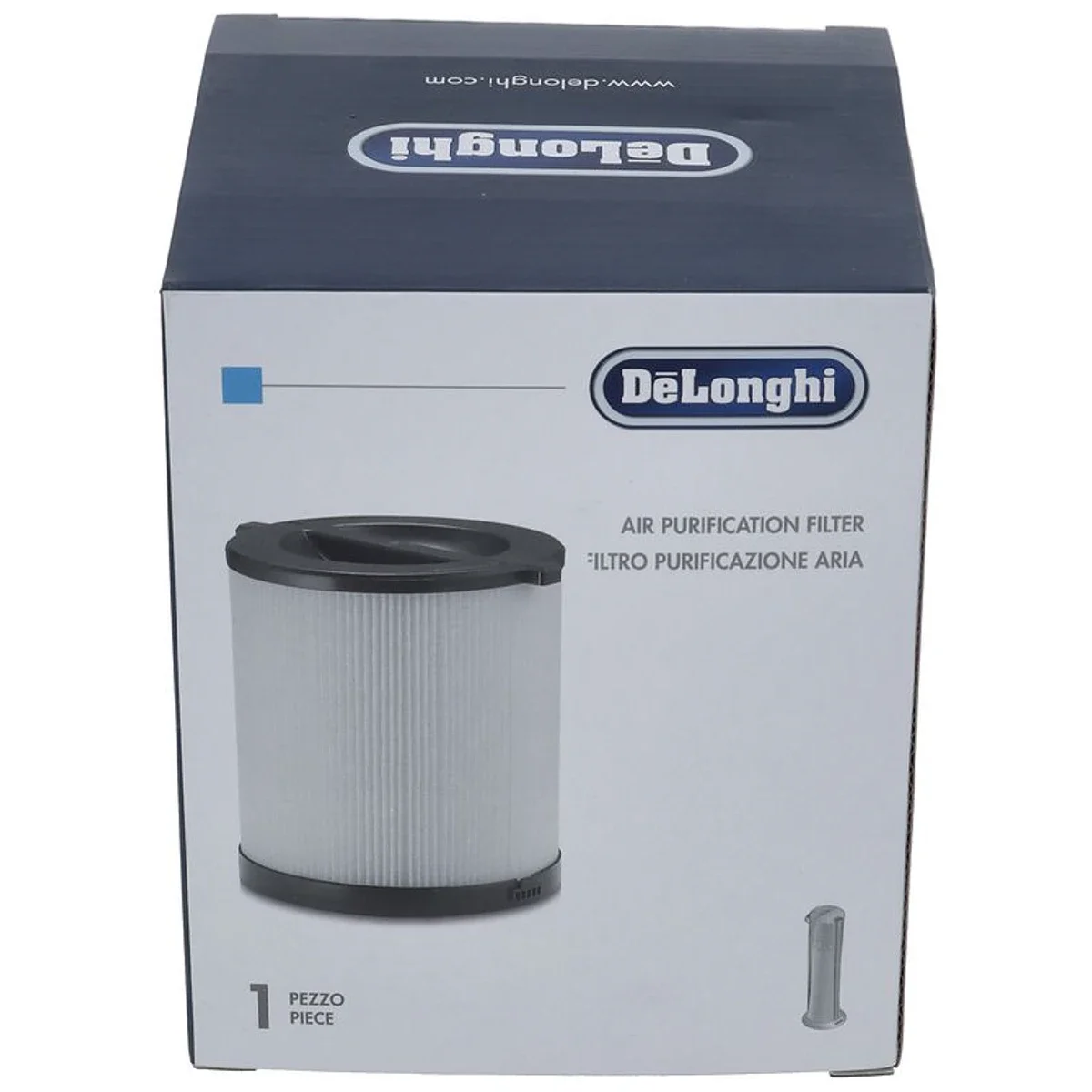 DeLonghi luftrensningsfilter DLSA005 set skråt bagfra