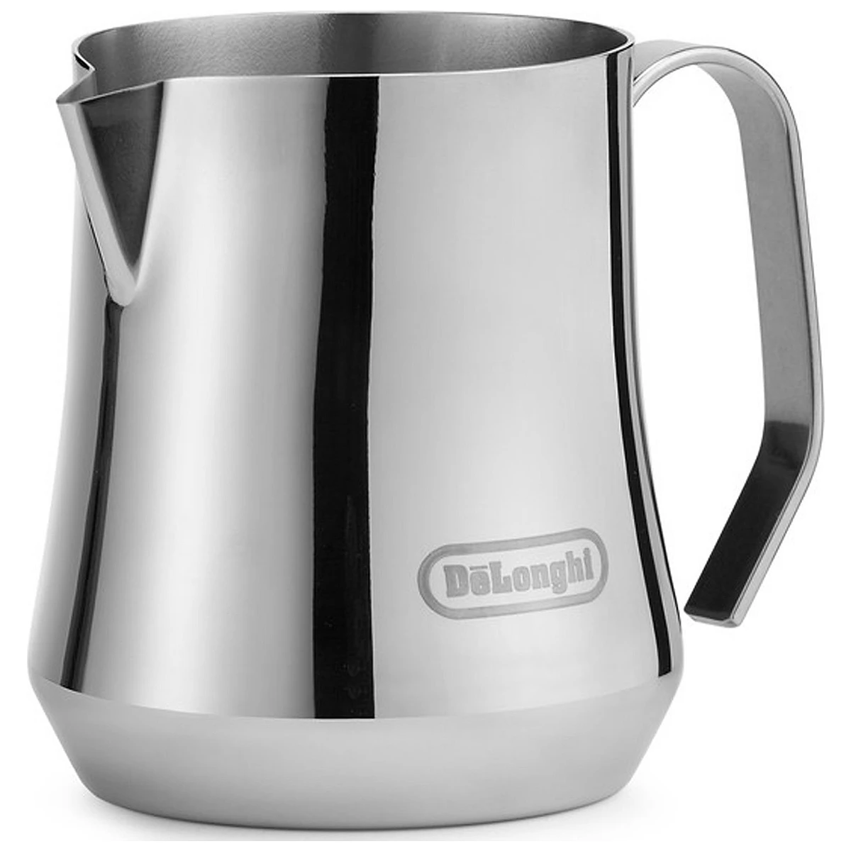 Rustfri DeLonghi mælkeskumkande DLSC069 set forfra