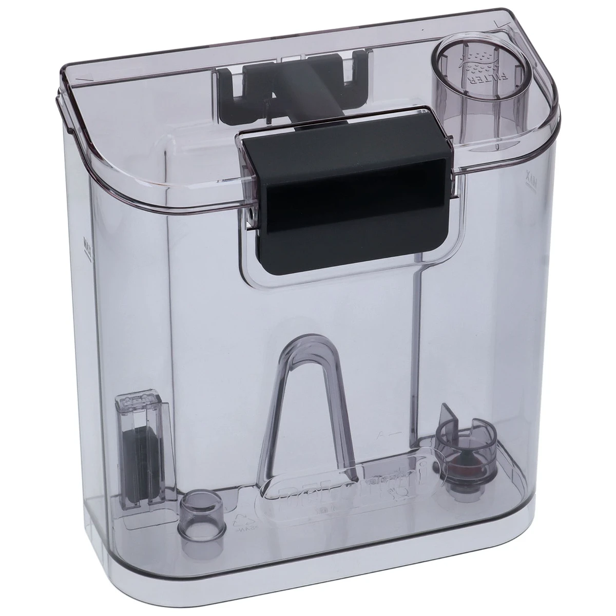 Vandtank til DeLonghi set forfra
