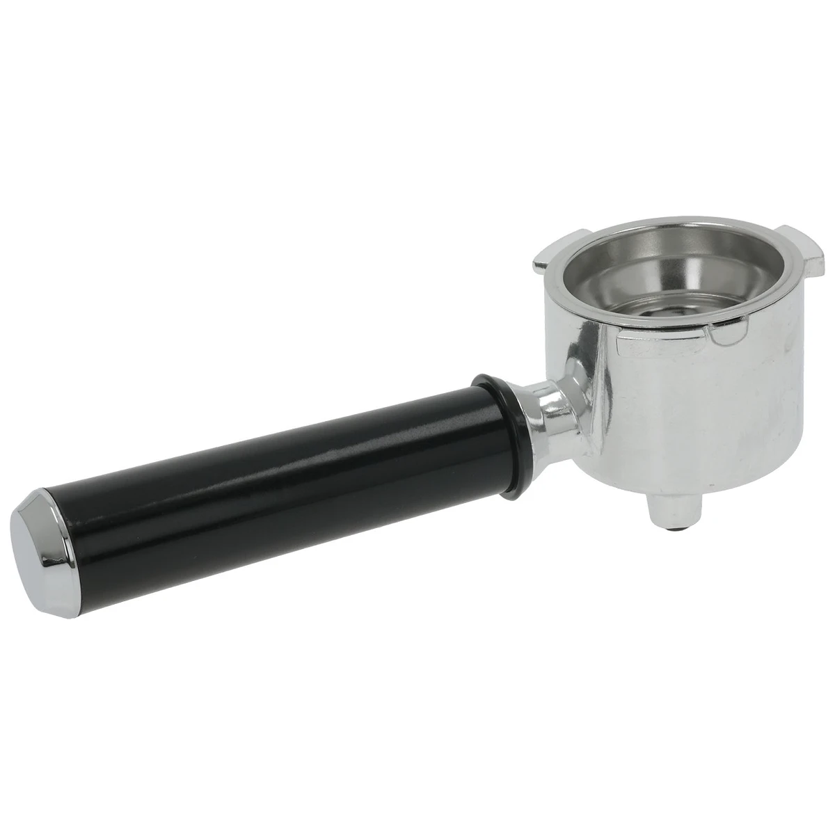 Komplet Filterholder 2 Kopper til DeLonghi Dedica – med Fjeder og Filter set forfra