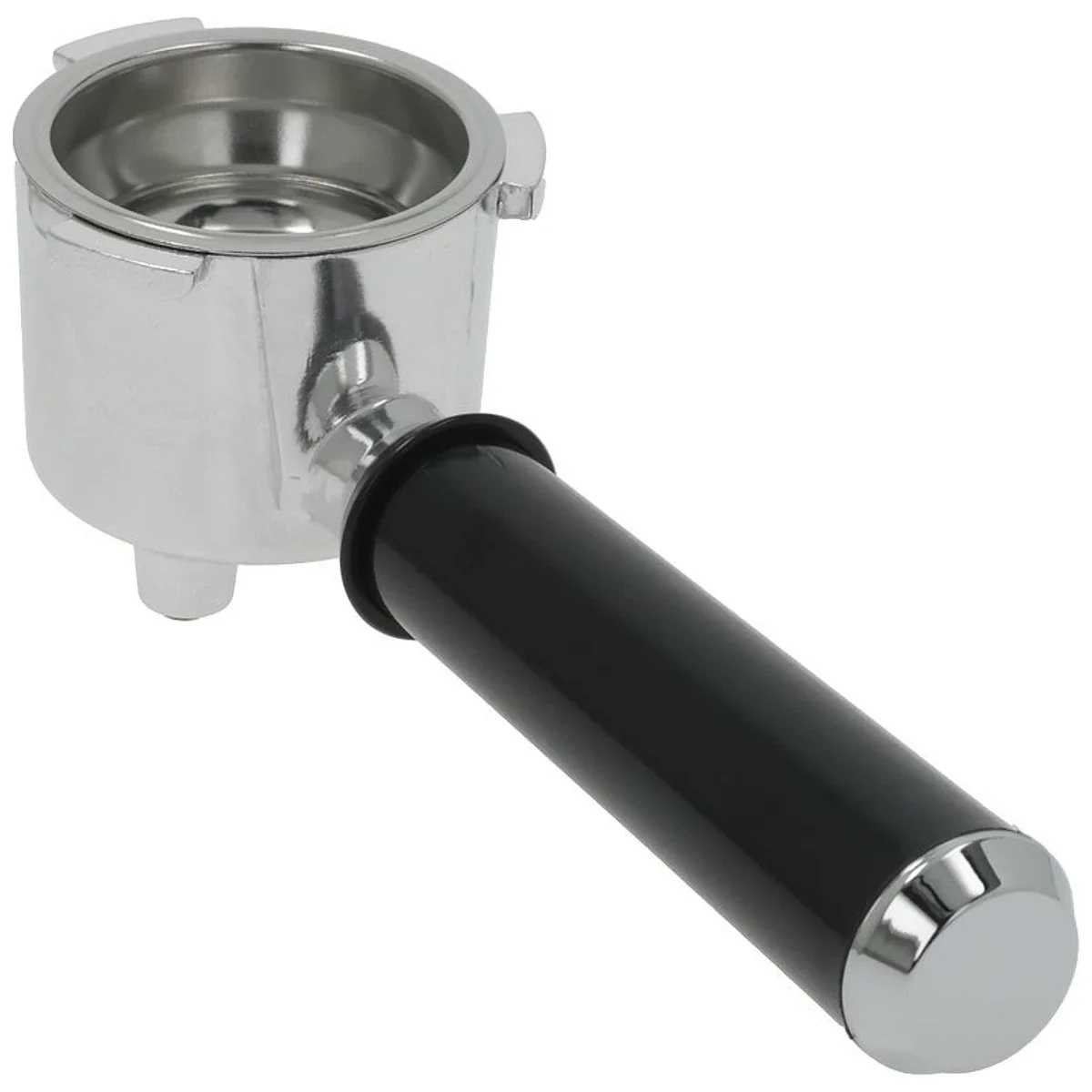 Komplet Filterholder 2 Kopper til DeLonghi Dedica – med Fjeder og Filter set bagfra