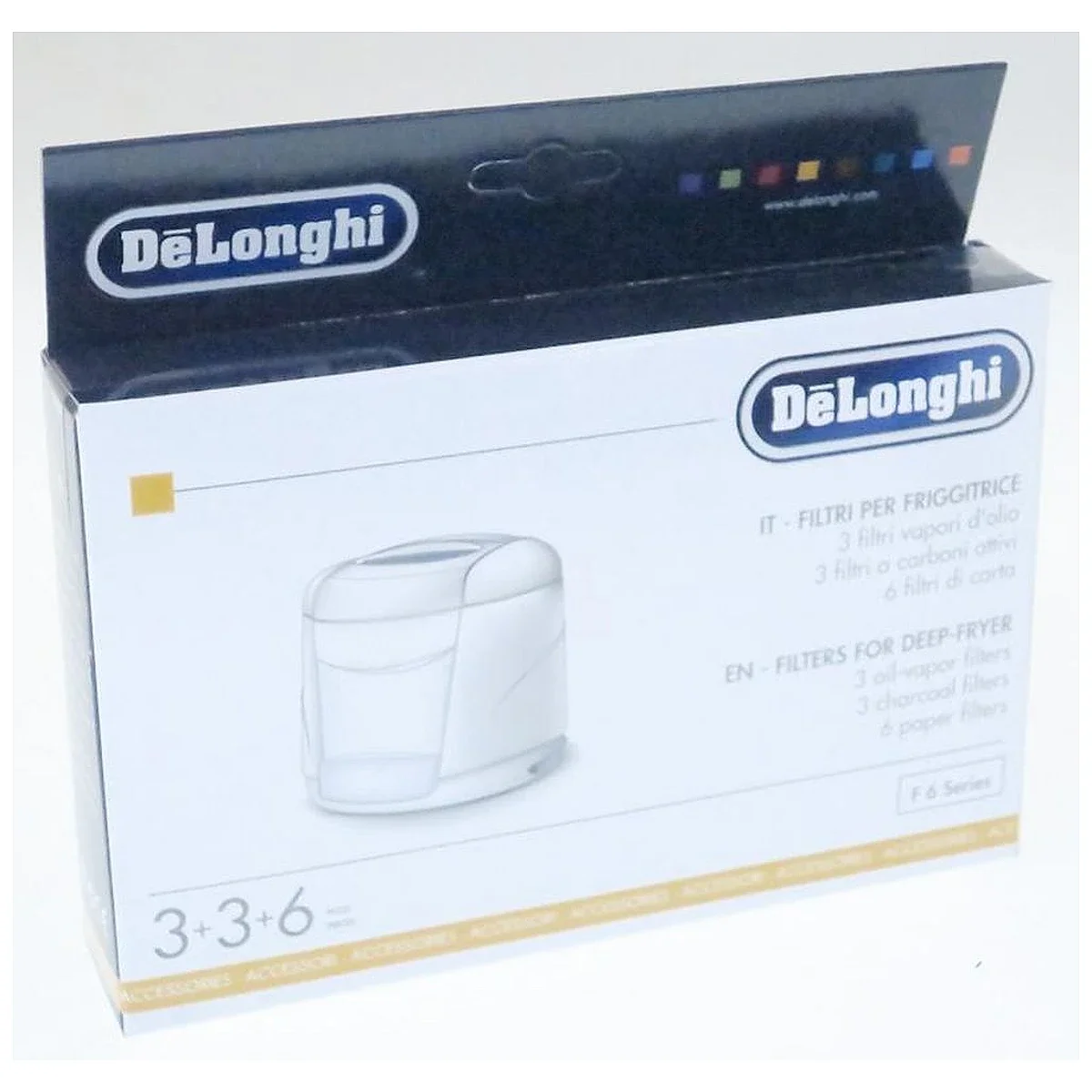DeLonghi filtersæt til friturekoger i original emballage