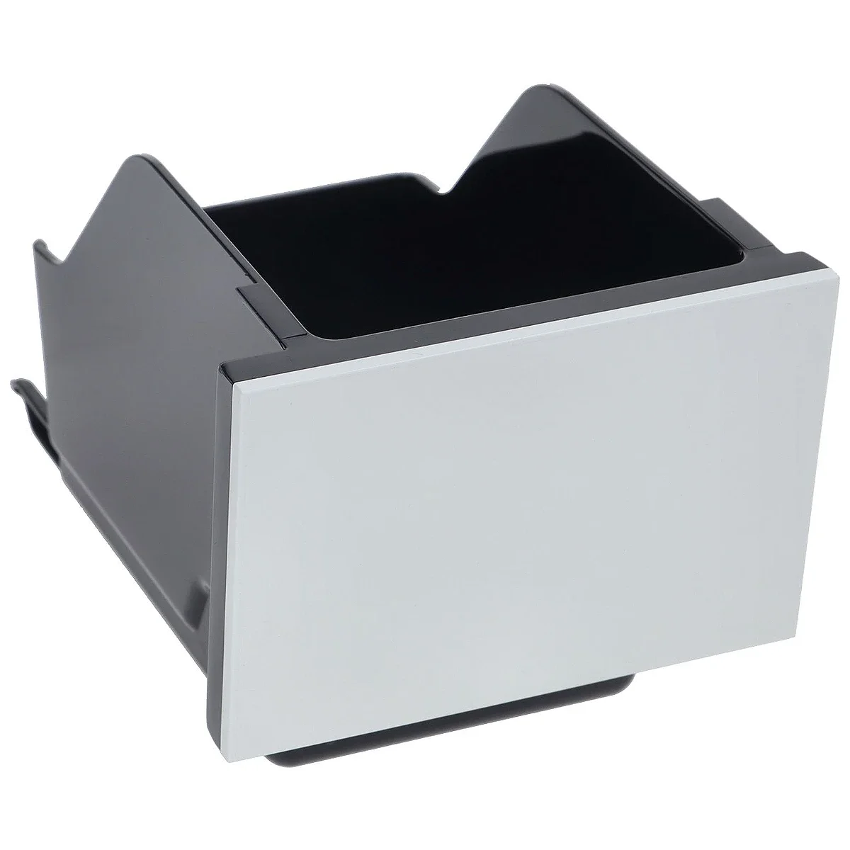 Sort kaffegrumsbeholder med hvid front til DeLonghi Eletta