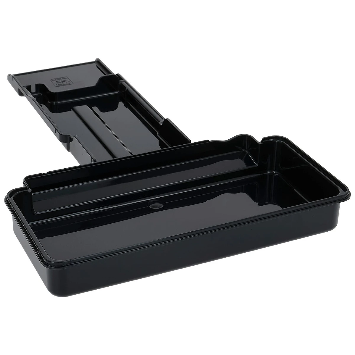 Sort kopholderbakke i plast til DeLonghi ECAM610