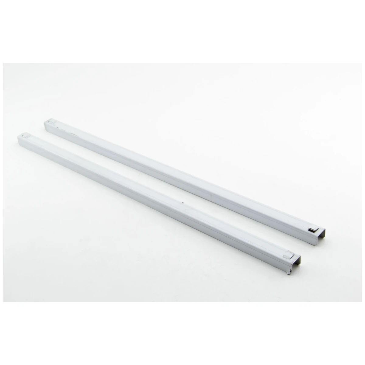 Tefcold føringsskinner i sæt, 550 x 20 x 20 mm, set skråt ovenfra