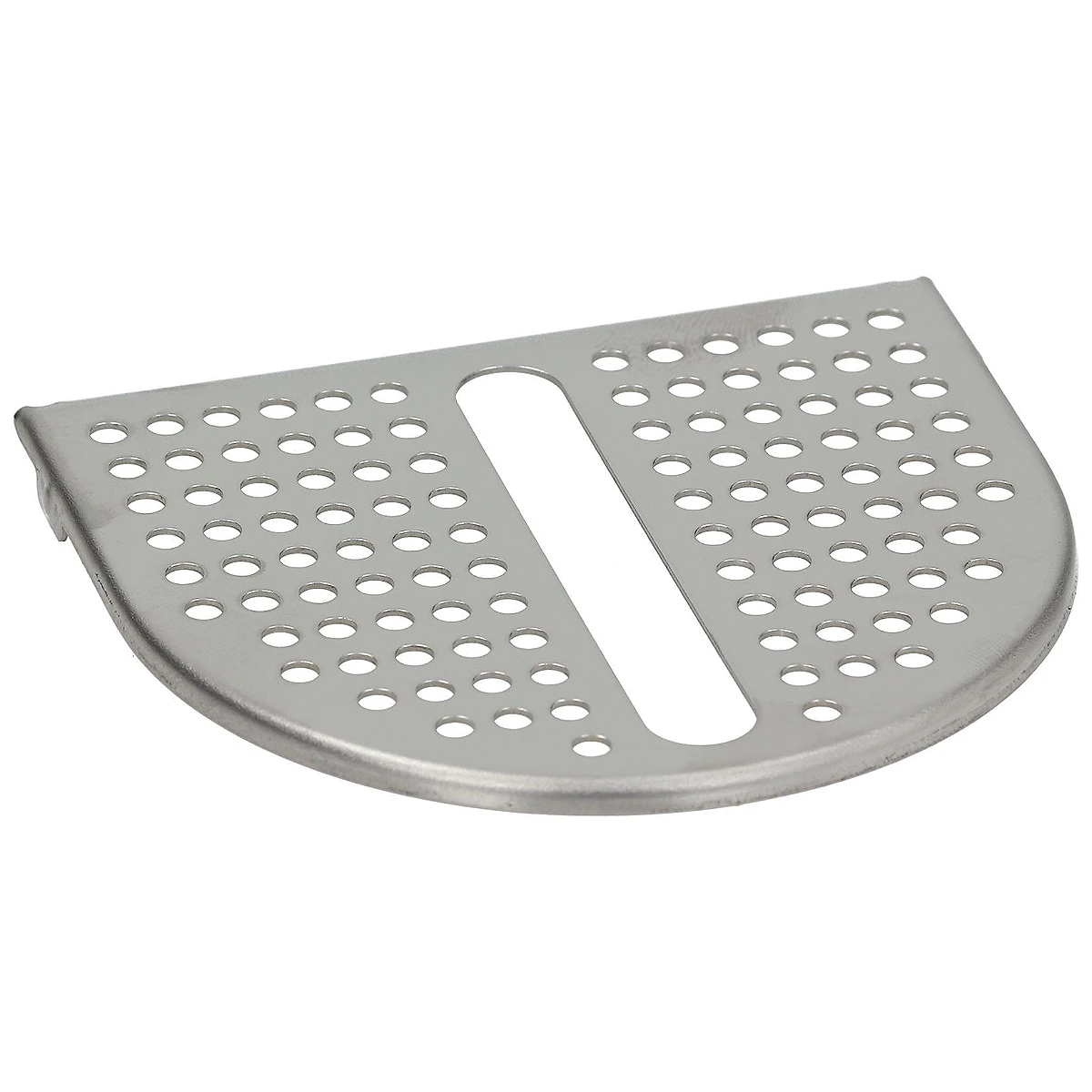 Halvrund koprist i perforeret metal 90 x 82 mm til DeLonghi