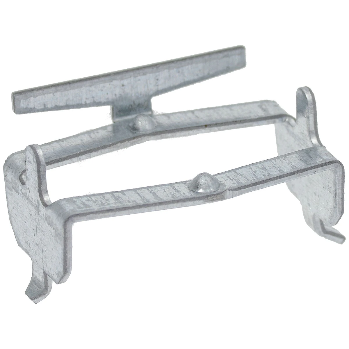 Forzinket forbindelsesbeslag 21 x 28 x 16 mm til omskifter og termostat