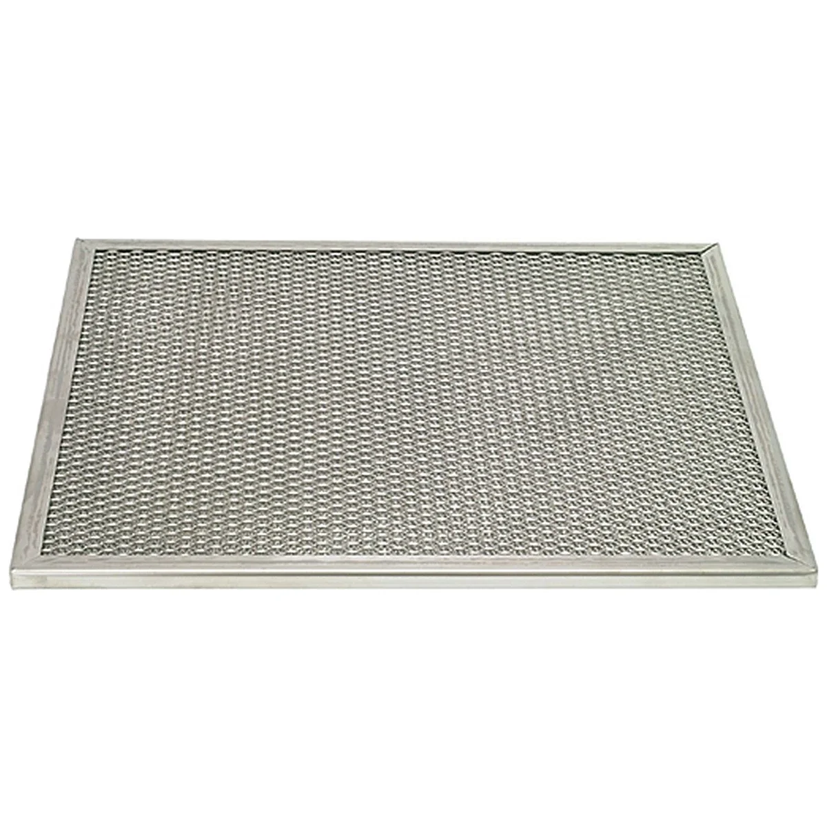 Fedtfilter 350 x 400 x 12 mm i rustfrit stål med finmasket net