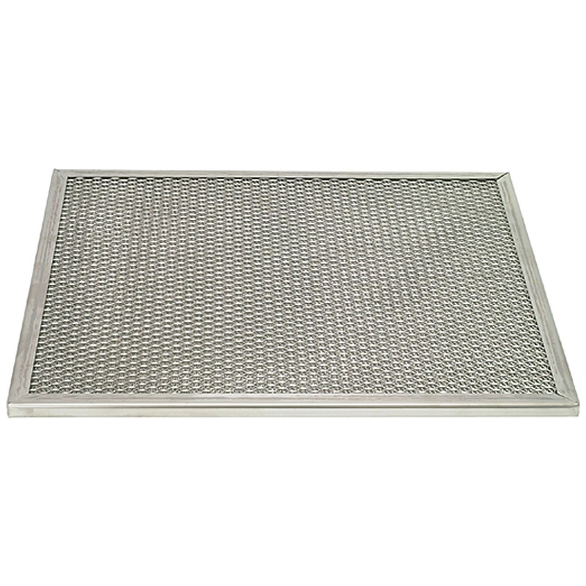 Fedtfilter 350 x 400 x 12 mm i rustfrit stål med finmasket net