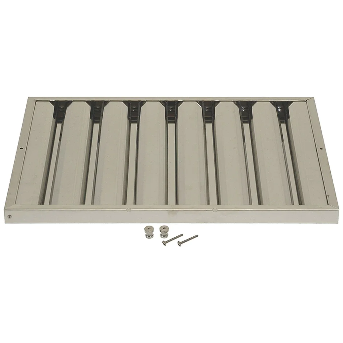 Lamelfilter 400 x 500 x 25 mm i AISI 304 rustfrit stål