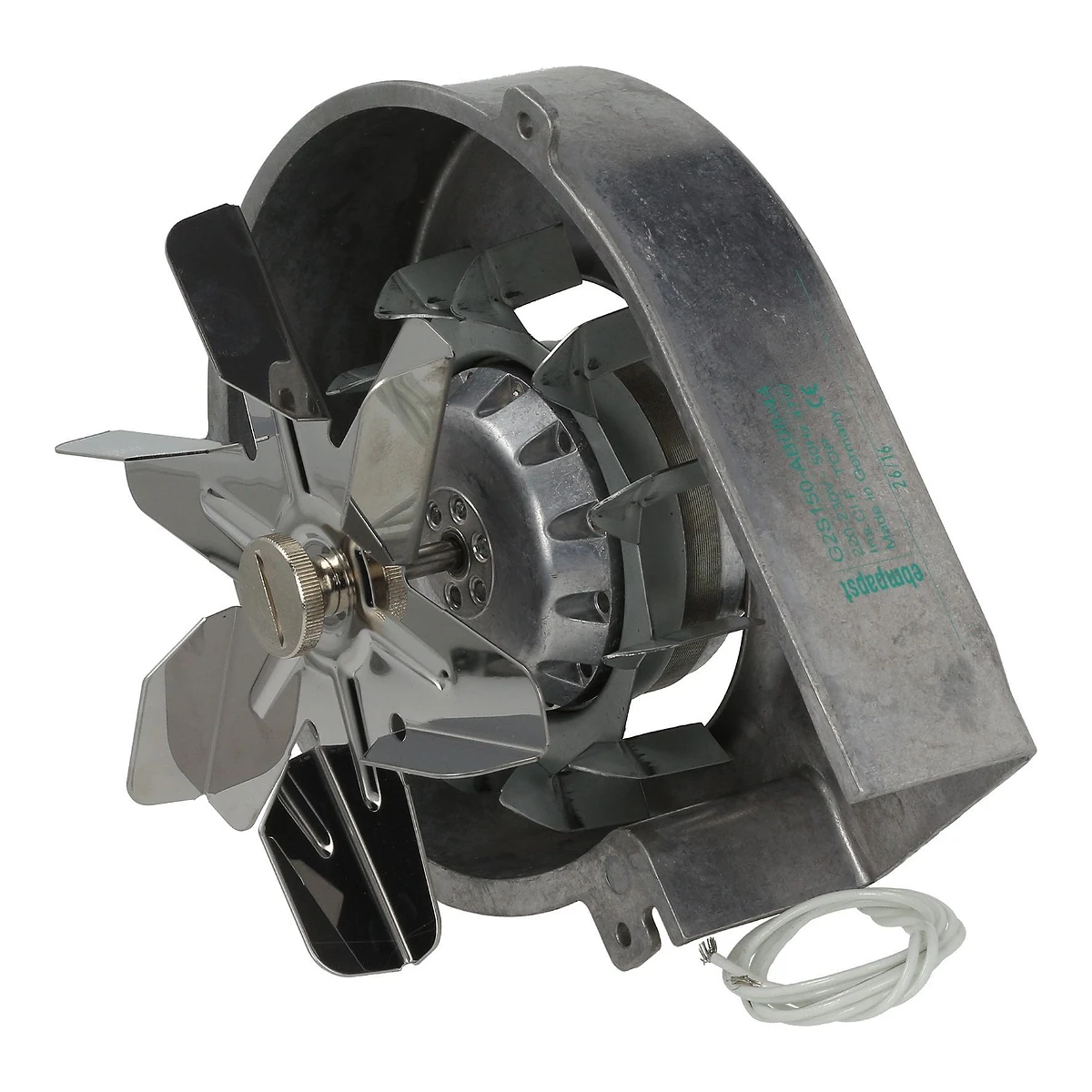 EBM ventilatormotor G2S150 47 W med vinge ø 150 mm og bøjle