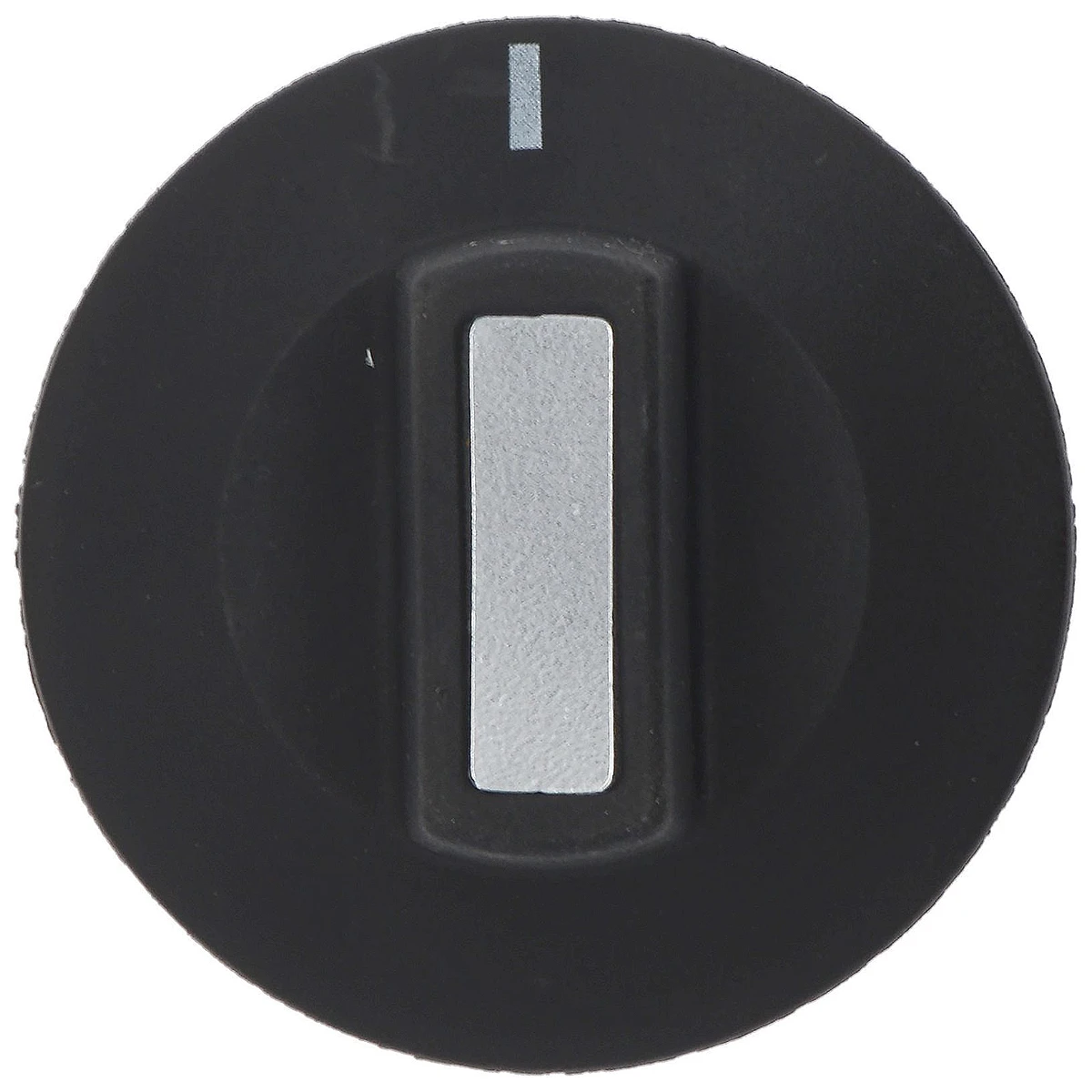 Sort vred ø 50 mm uden mærkning set forfra
