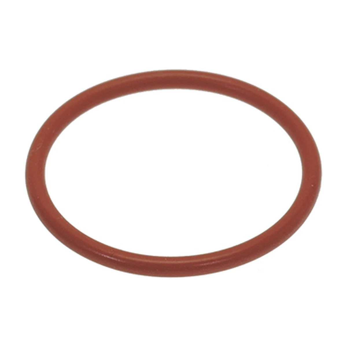 Rød silikone O-ring 2,62 x ø 32,99 mm set forfra