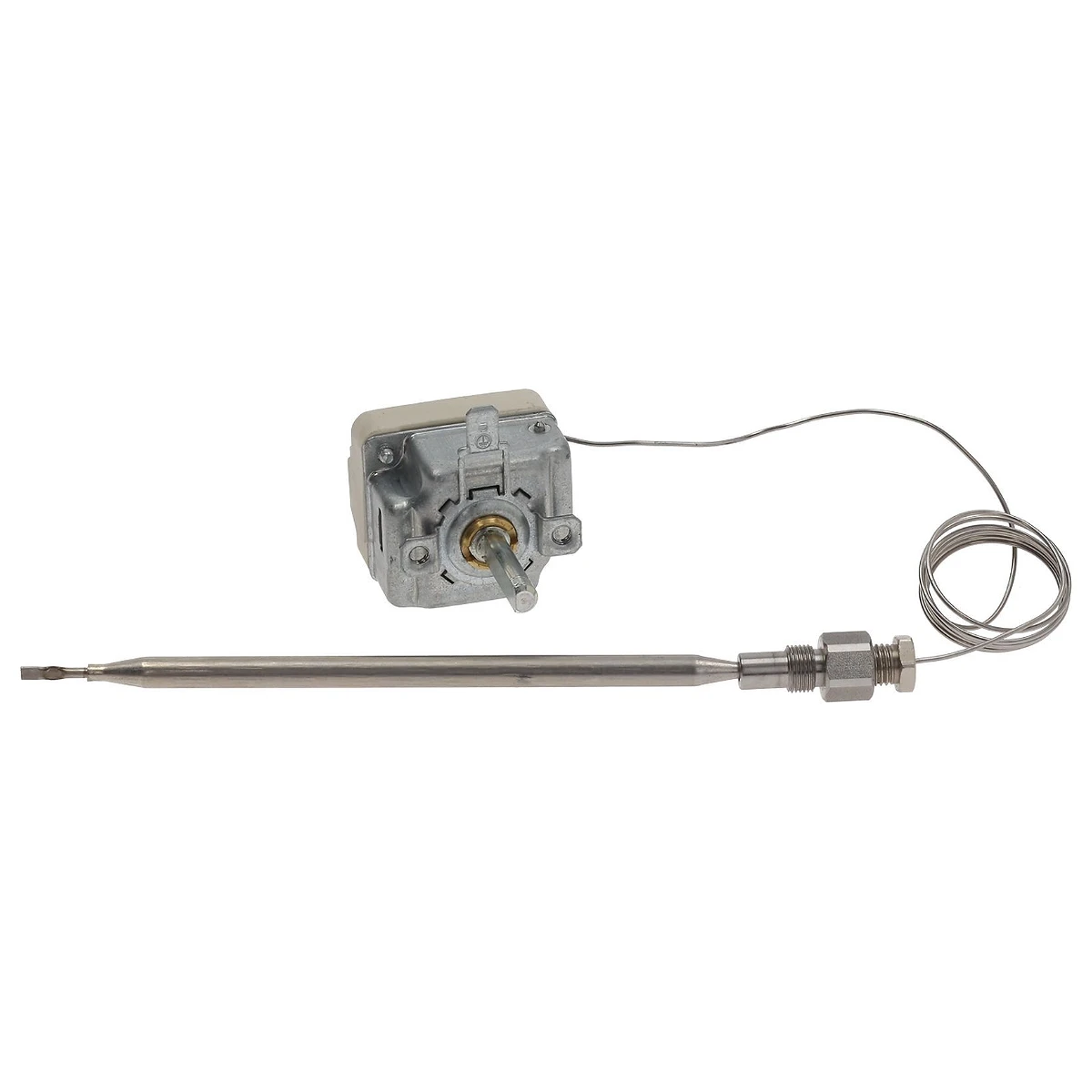 Kapillartermostat 30-85 °C med føler og 750 mm kapillarrør