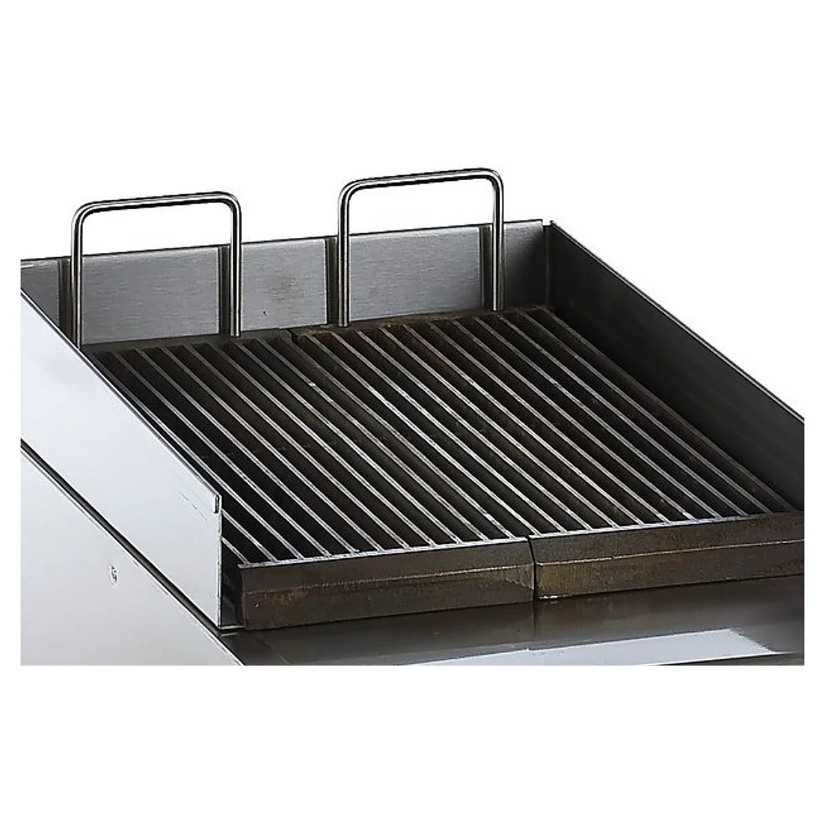 Støbejernsrist med løftehåndtag på Zanussi EVO700 powergrill 400 mm