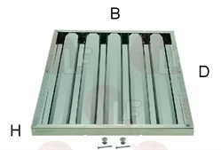 Lamelfilter 400 x 500 x 25