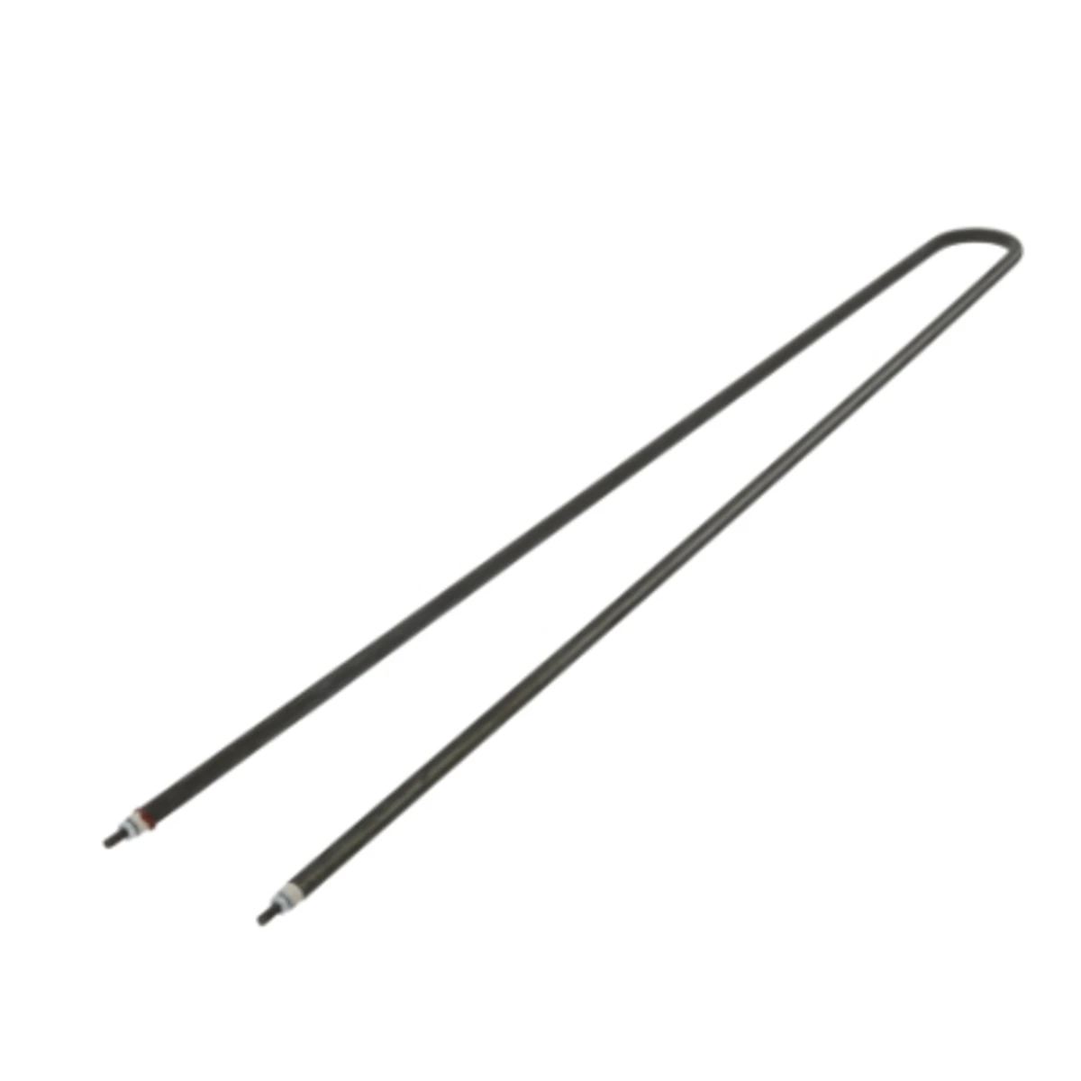 Sort rørvarmelegeme 1500 W 230 V på 645 mm til grill set forfra