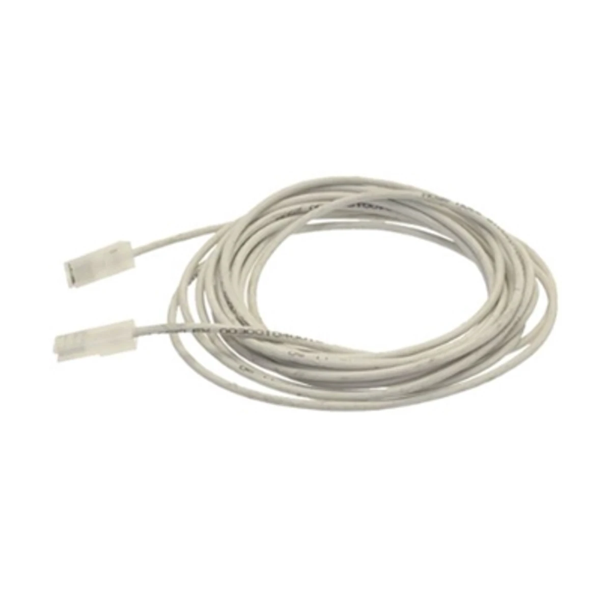 Oprullet trådvarmelegeme 250 W 240 V med to hvide keramiske stik