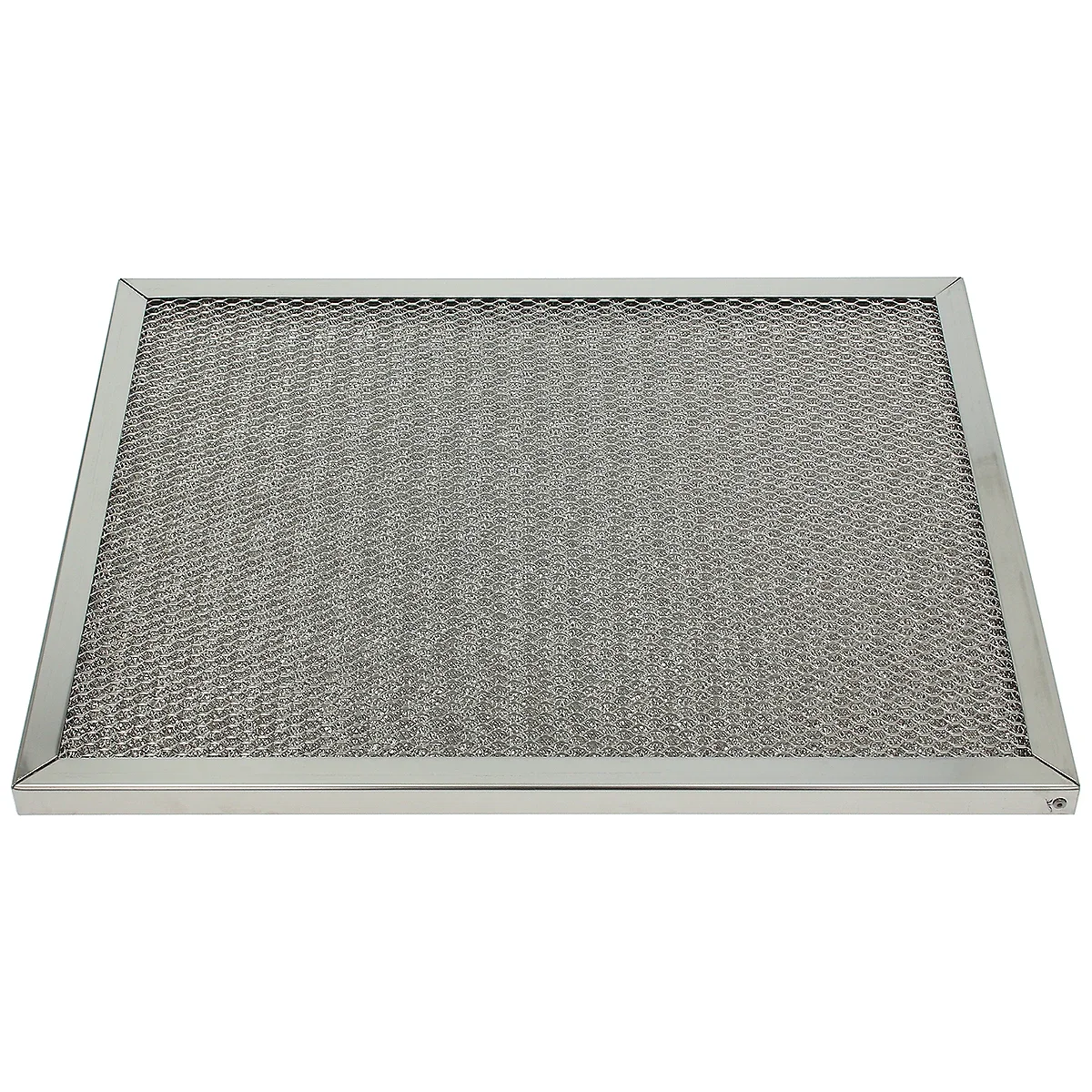 Fedtfilter 400 x 500 x 20 mm i rustfrit stål set skråt oppefra