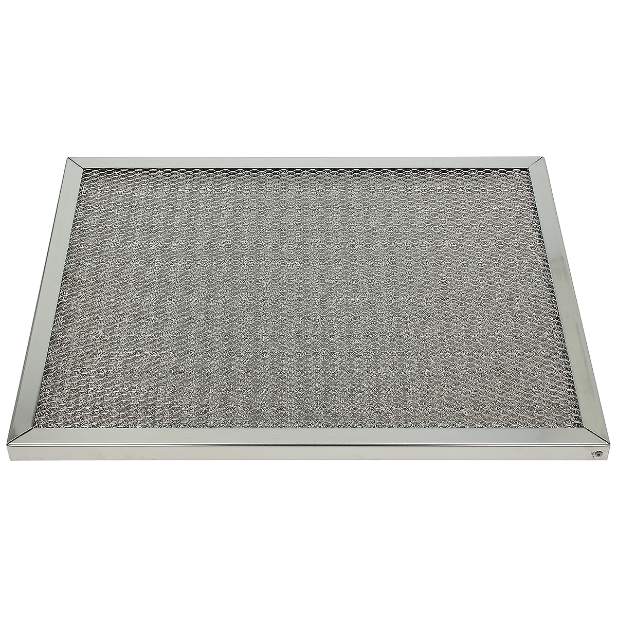 Fedtfilter 400 x 500 x 20 mm i rustfrit stål set skråt oppefra