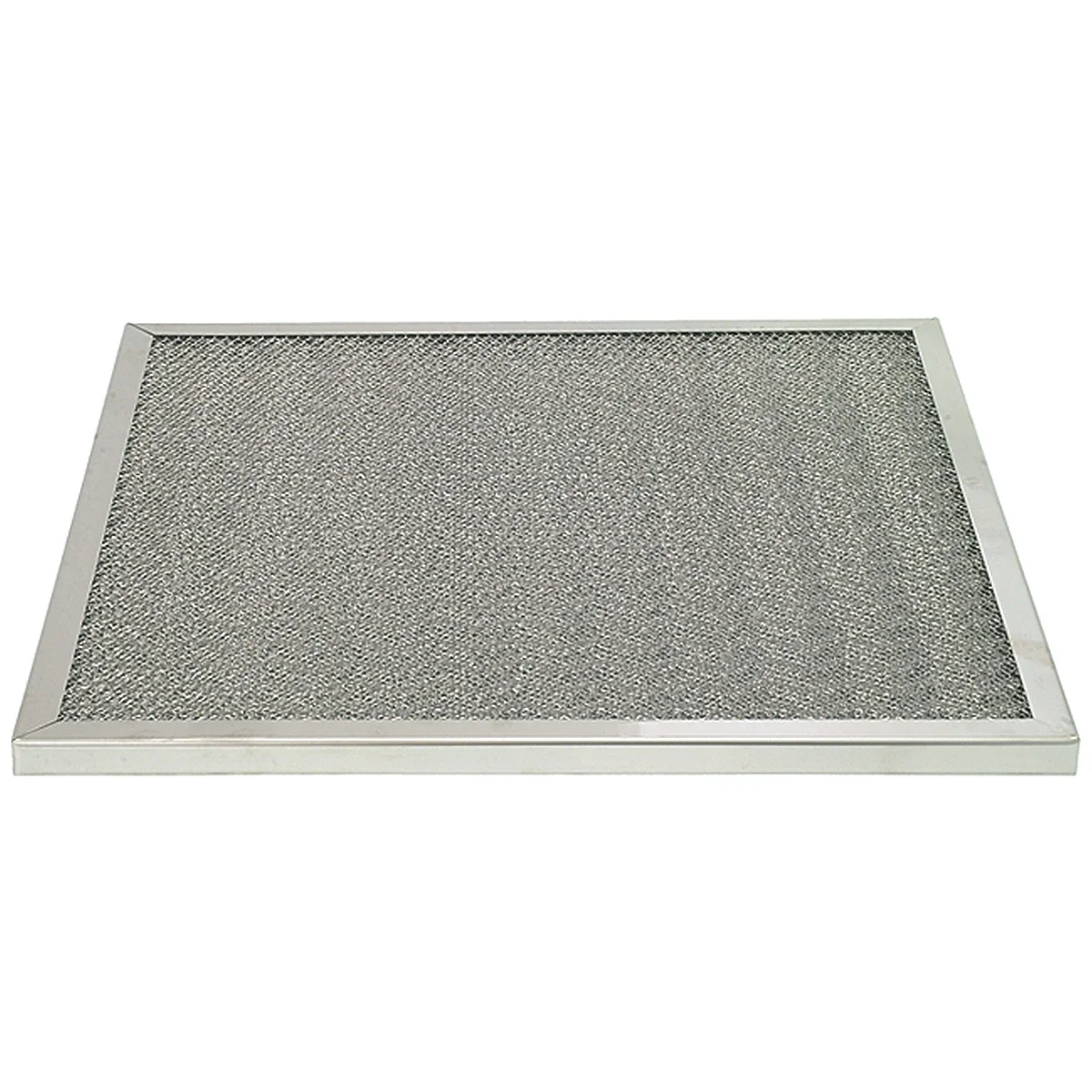 Fedtfilter 500 x 500 x 20 mm i rustfrit stål set skråt oppefra