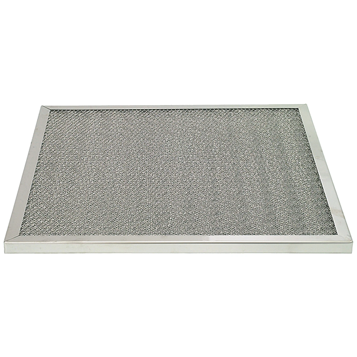 Fedtfilter 500 x 500 x 20 mm i rustfrit stål set skråt oppefra