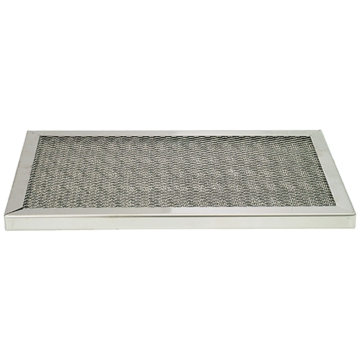 Fedtfilter 250 x 400 x 20 mm i rustfrit stål set skråt oppefra
