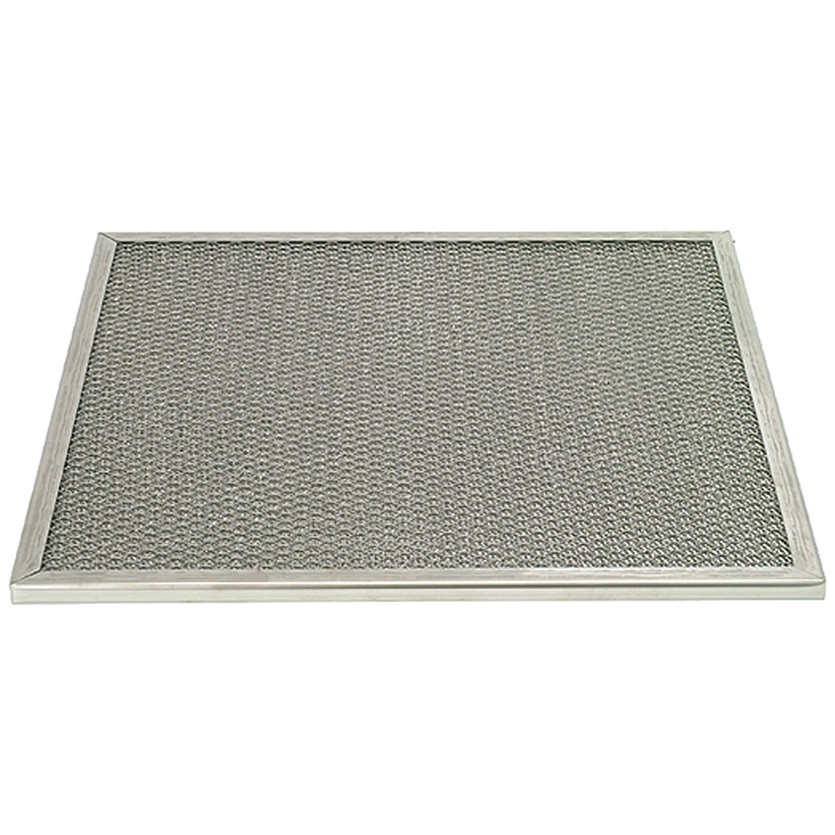 Fedtfilter 400 x 400 x 12 mm i rustfrit stål set skråt oppefra