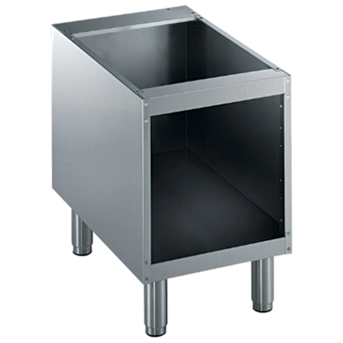 Zanussi EVO700 åbent understel til 400 mm moduler set skråt forfra