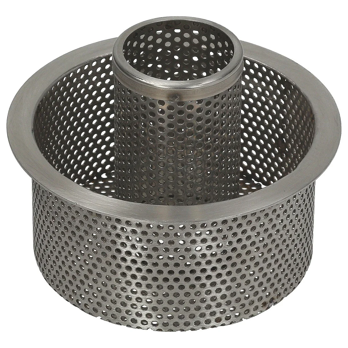 Rustfrit perforeret cylinderfilter ø98 mm til Silanos opvaskemaskine