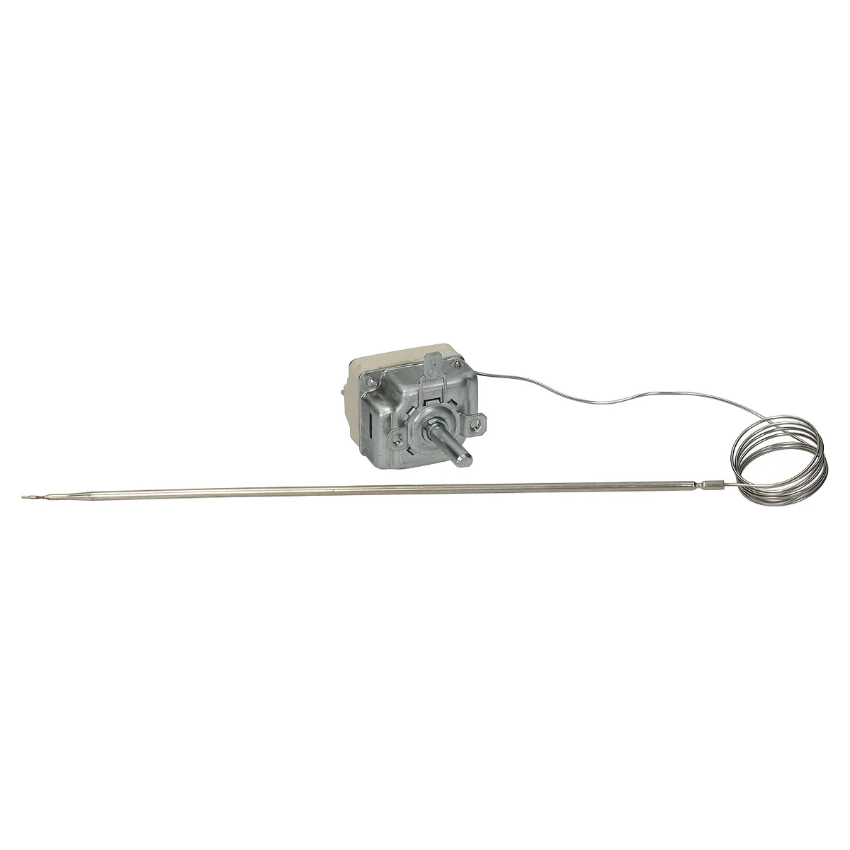 Termostat 50-300 °C med lang føler og kapillarrør