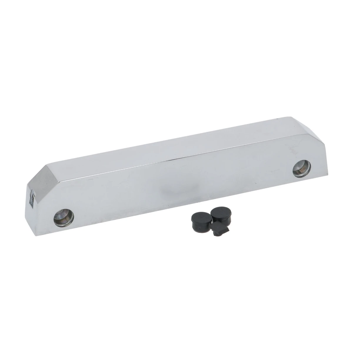 Kølerumshåndtag ERGO 6189 forkromet uden lås, centerafstand 150 mm set forfra