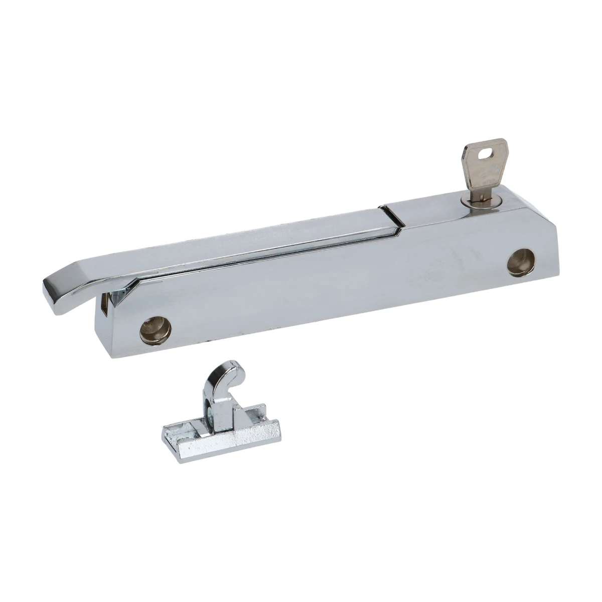 Kølerumshåndtag med lås, centerafstand 150 mm, type 3242155 set forfra