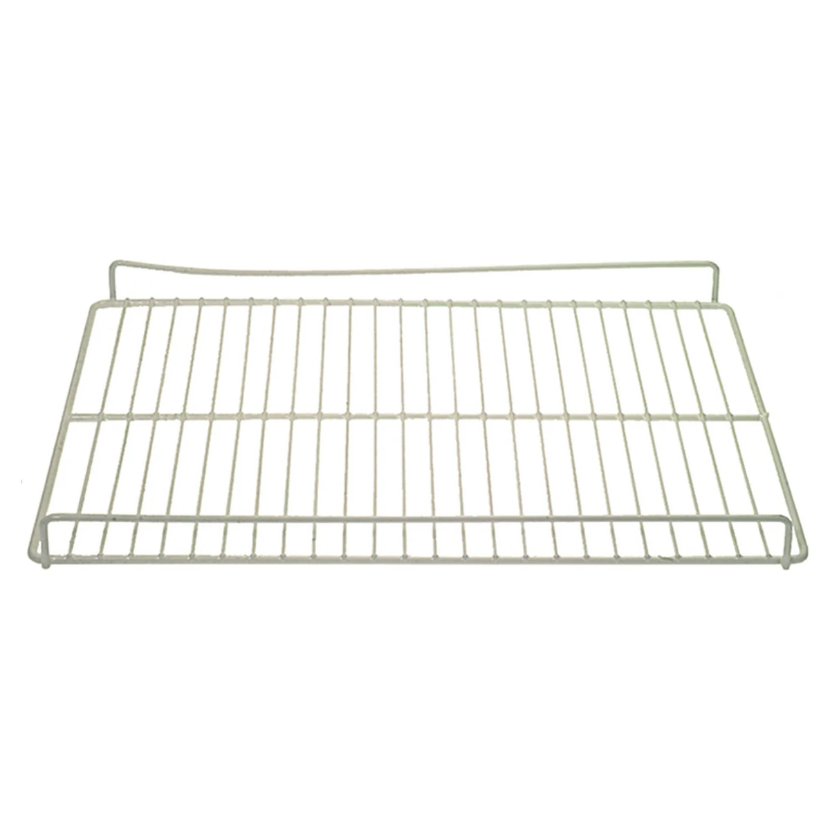 Plastbelagt hylderist 518 x 408 mm til køleskab, set skråt oppefra