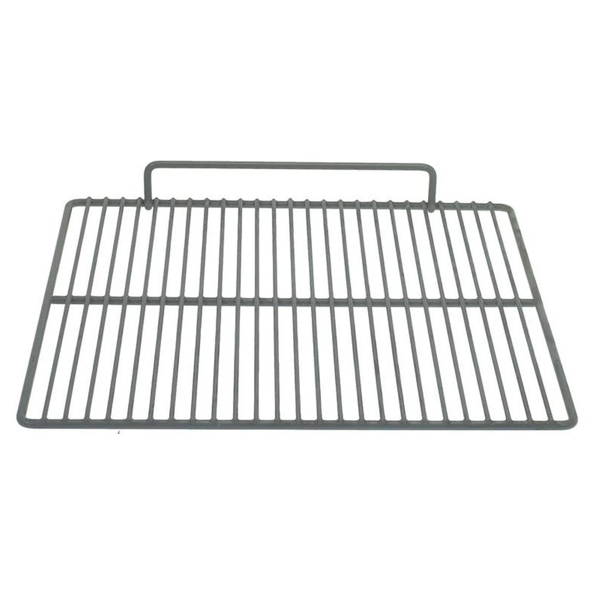 Plastbelagt hylderist 535 x 517 mm til køleskab, set skråt oppefra