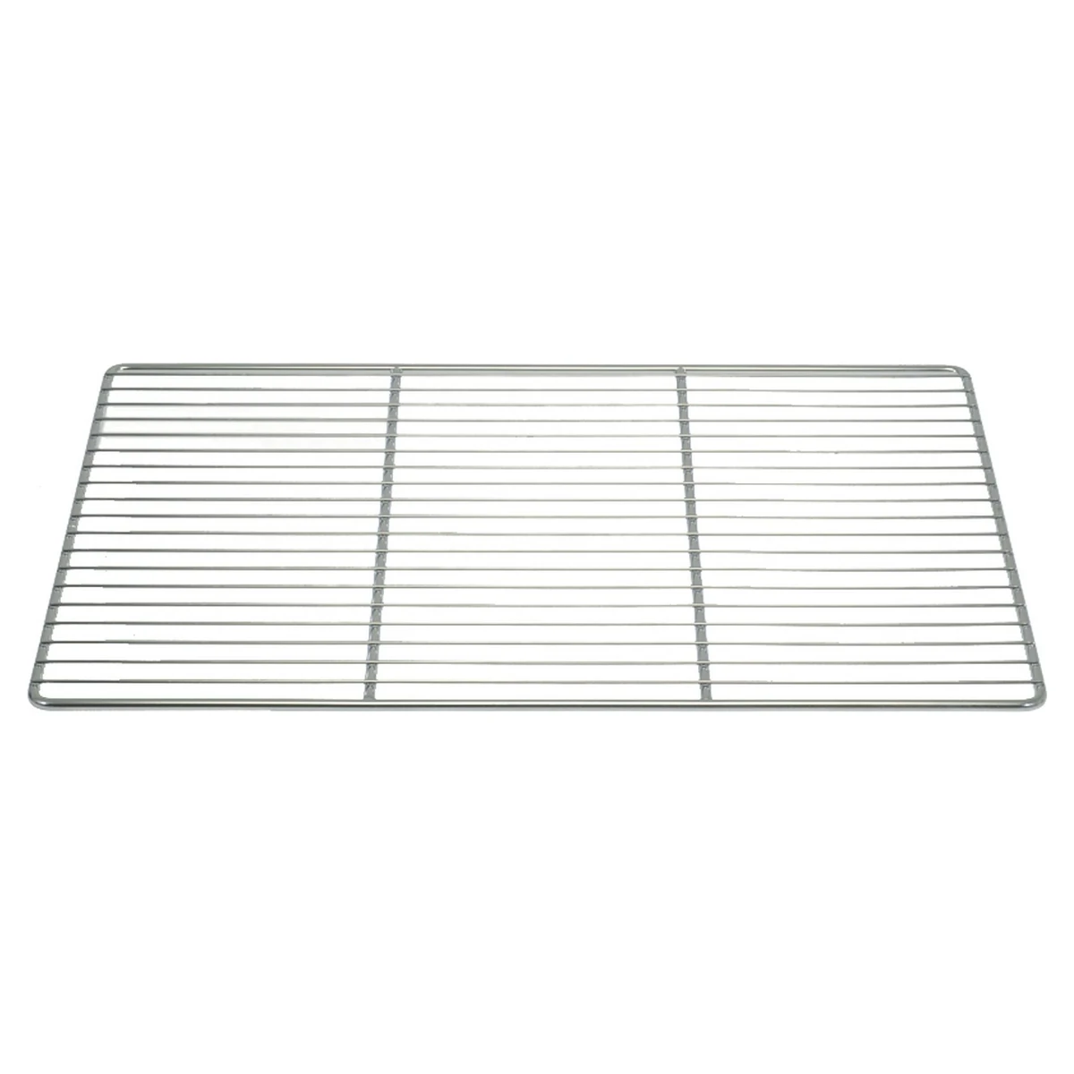 Forkromet hylderist 600 x 400 mm til køleskab, set skråt oppefra