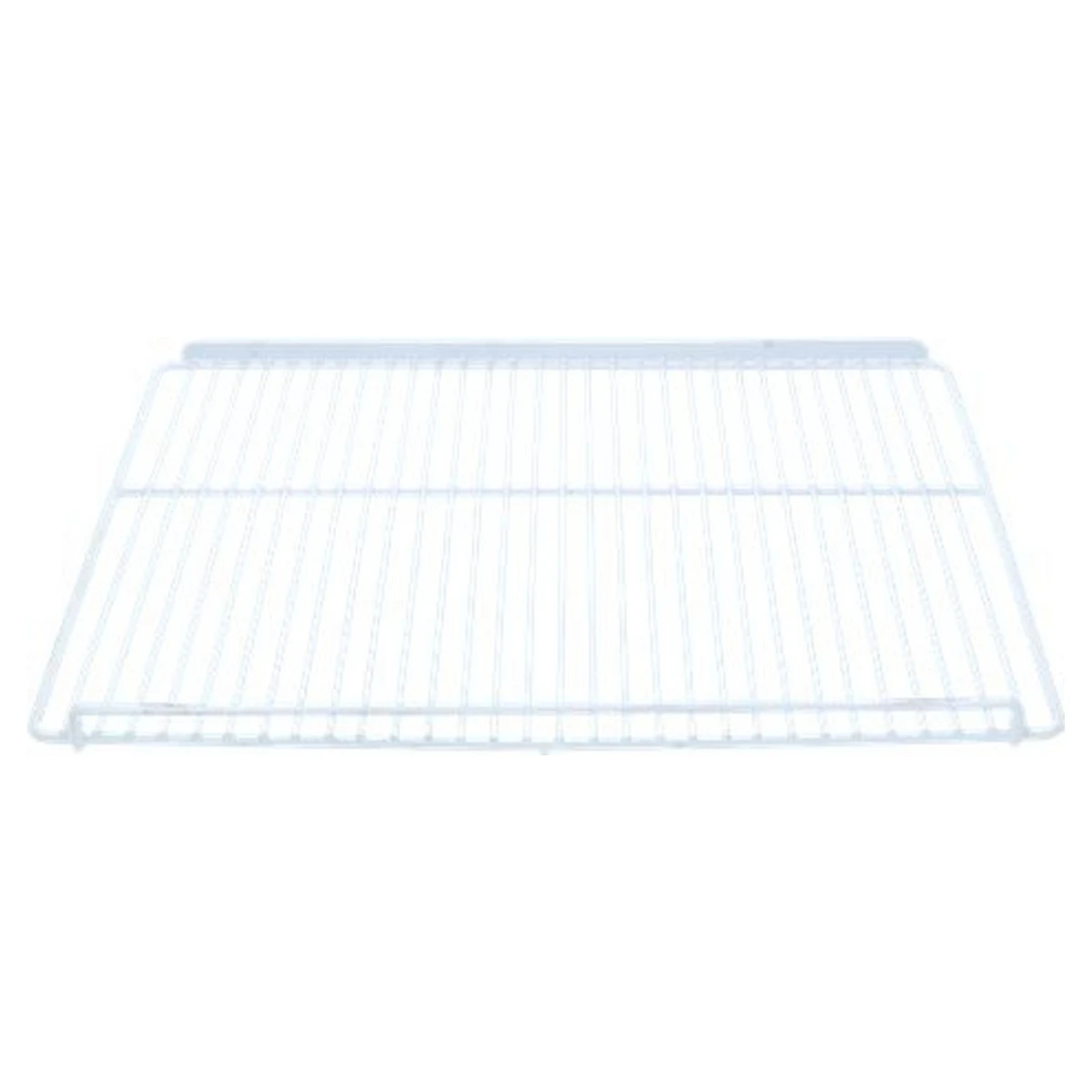 Cool Head plastbelagt hylderist i hvid 495 x 360 mm til køleskab, set skråt oppefra