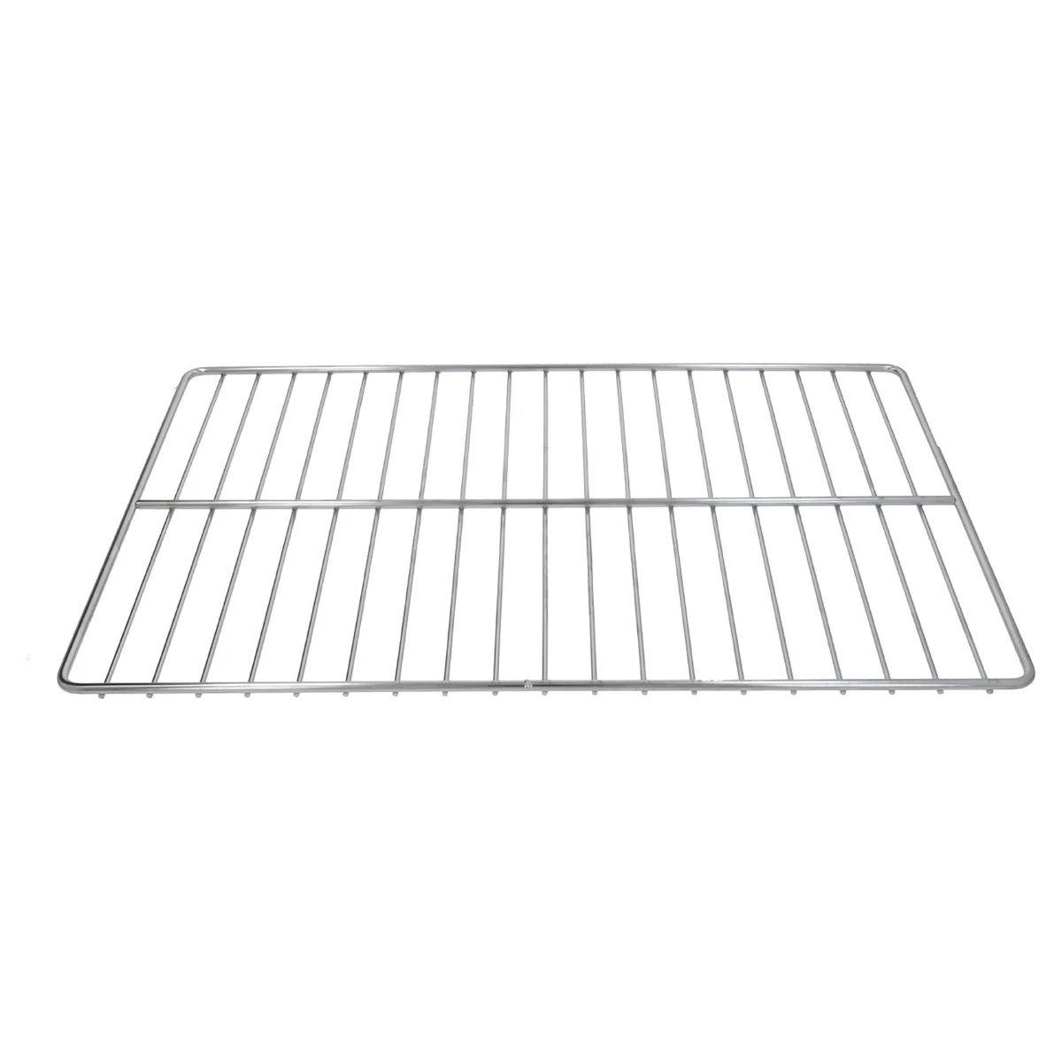 Sagi rustfri hylderist 600 x 400 mm til køleskab, set skråt oppefra