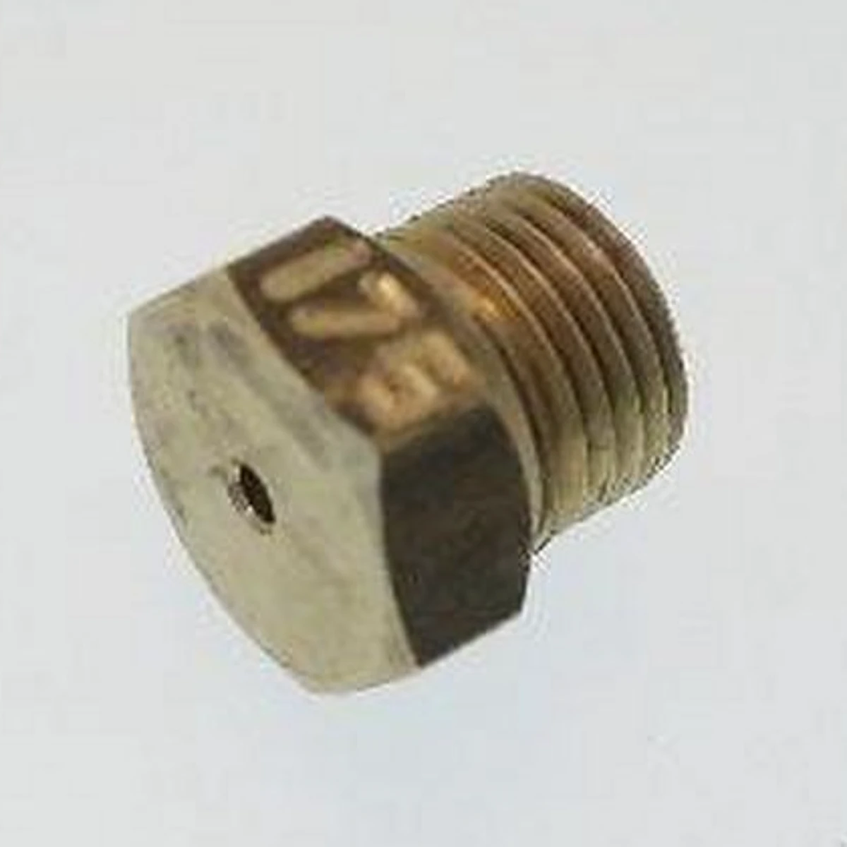 Messing gasdyse med boring ø 1,75 mm til Zanussi gasblus set forfra