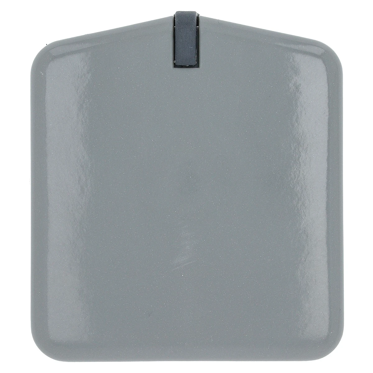 Gråt betjeningsvred 46 x 51 mm til Zanussi gaskomfur set forfra