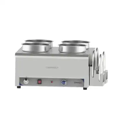 Bain Marie m. 4 beholdere til sauce
