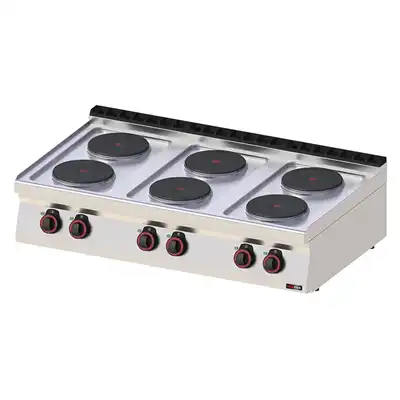 Kogebord med 6 Kogeplader