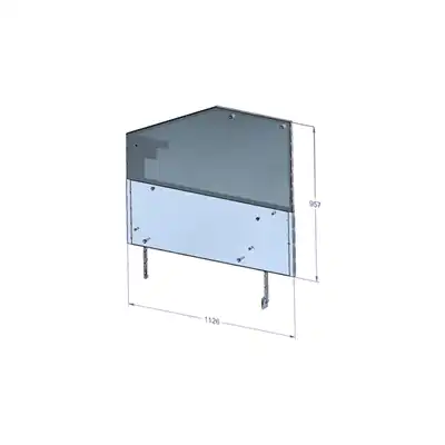 Isoleret Skillevæg i Plexiglas