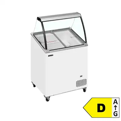 Is fryser med Buet Glas - 4 is Kantiner